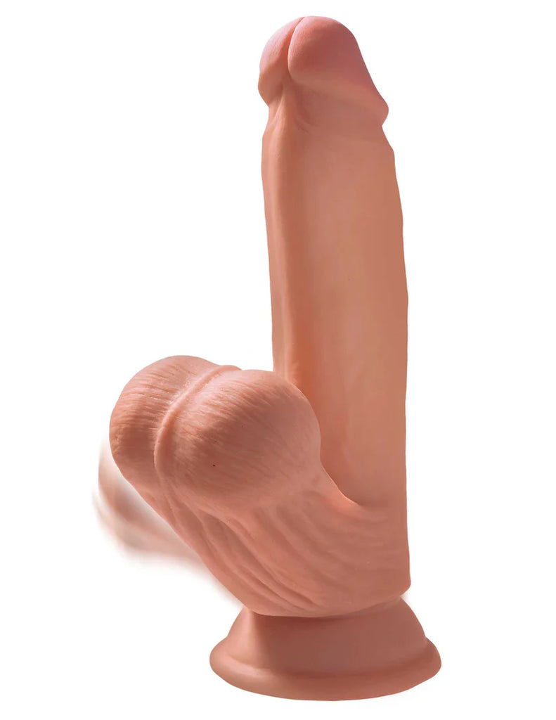 King C*ck Plus 7” Triple Density Realistic Dildo with Suction Cup