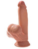 King Cock Plus  7" Triple Density Cock With Swinging Balls