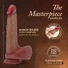 DaVinci 8" Realistic Dildo With Sliding Foreskin & Squeezable Balls