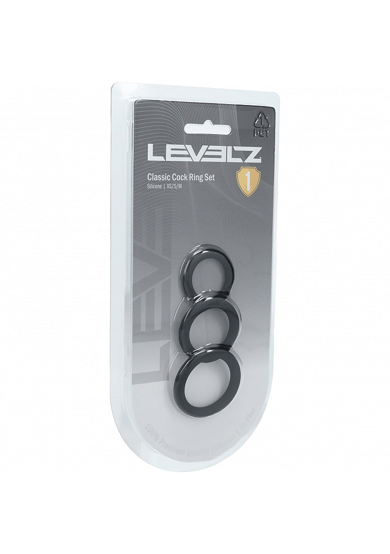 Classic Silicone Cock Ring Set of 3