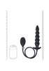 Beaded Inflatable Silicone Anal Plug