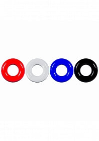 LEVELZ Multi-Color C*ck Ring Set – 4 Pack