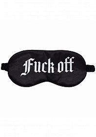 Ouch! - F*ck Off - Printed Mask - Satin - Black