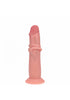 RealRock 7” Dual-Layer Silicone Realistic Dildo – Flesh