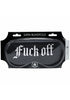 Ouch! - F*ck Off - Printed Mask - Satin - Black