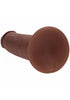 RealRock 8” Dual-Layer Silicone Realistic Dildo – Brown