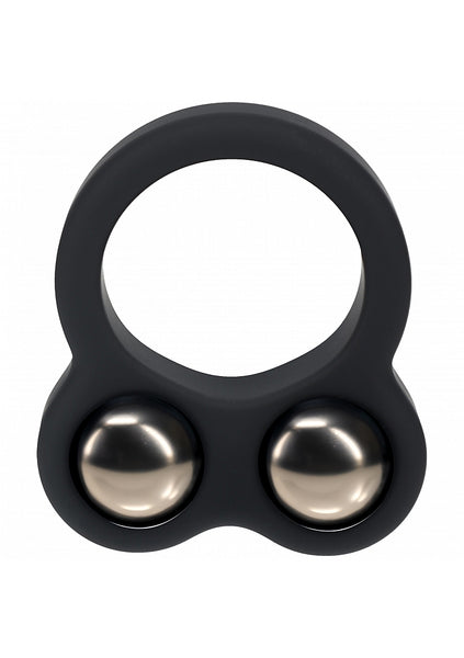 Liquid Silicone Double Weighted Ball Cock Ring