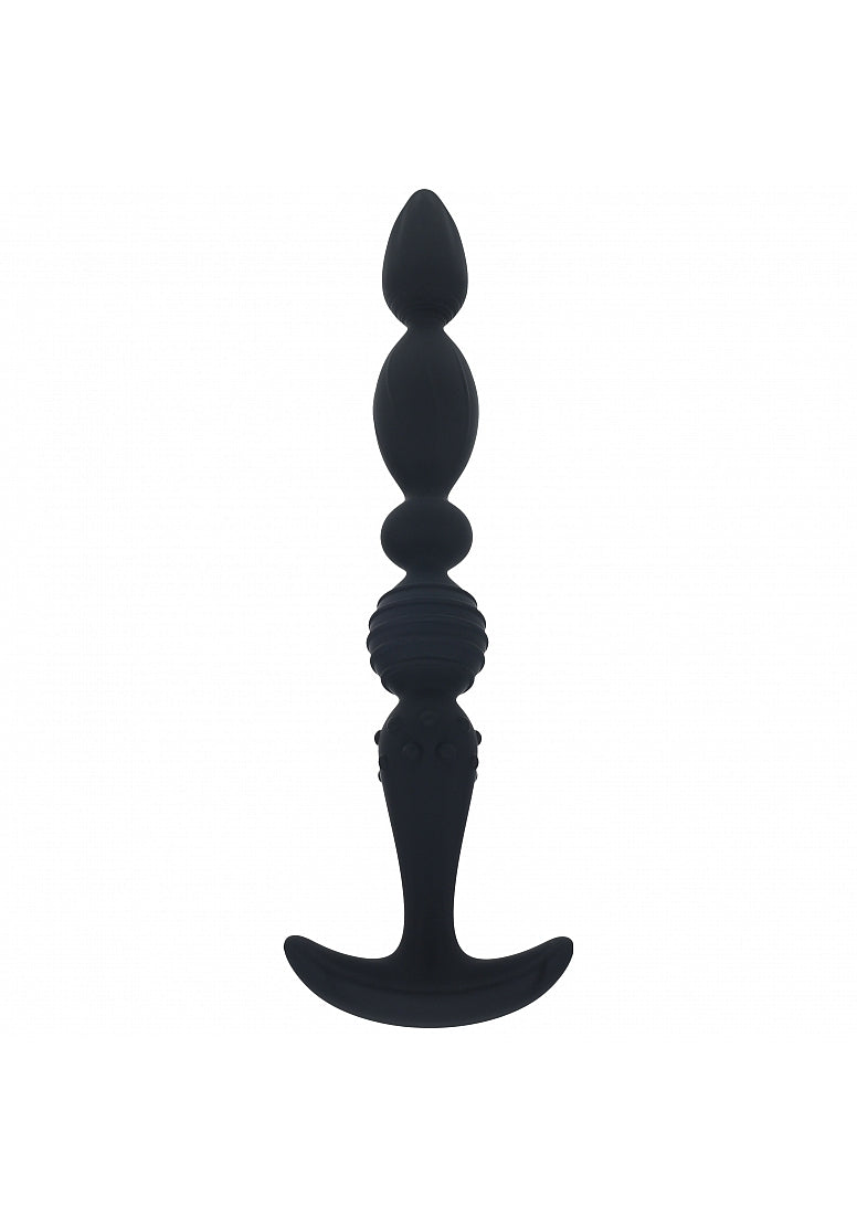 Multi Textured Silicone Flared Anal Probe