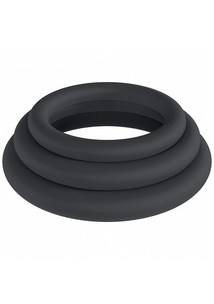 Classic Silicone Cock Ring Set of 3