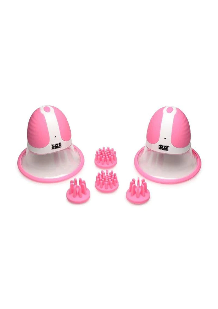 10x Rotating Nipple Suckers With Four Attachments