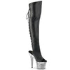 7" OPEN TOE LACE UP KNEE BOOT