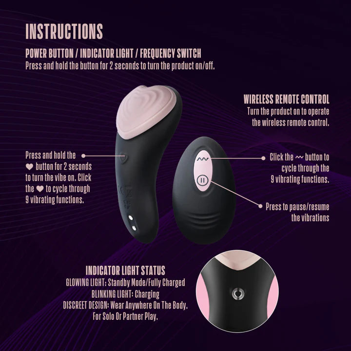 Temptasia HeartBeat Panty Vibe