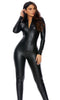 FIERCE WET LOOK CATSUIT