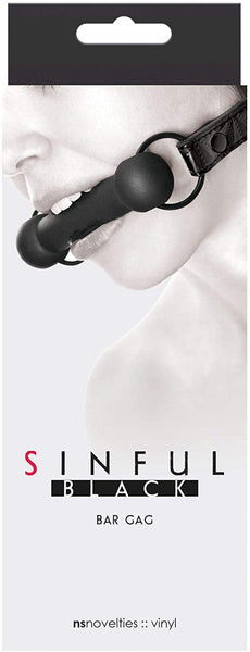 Sinful Black Bar Gag