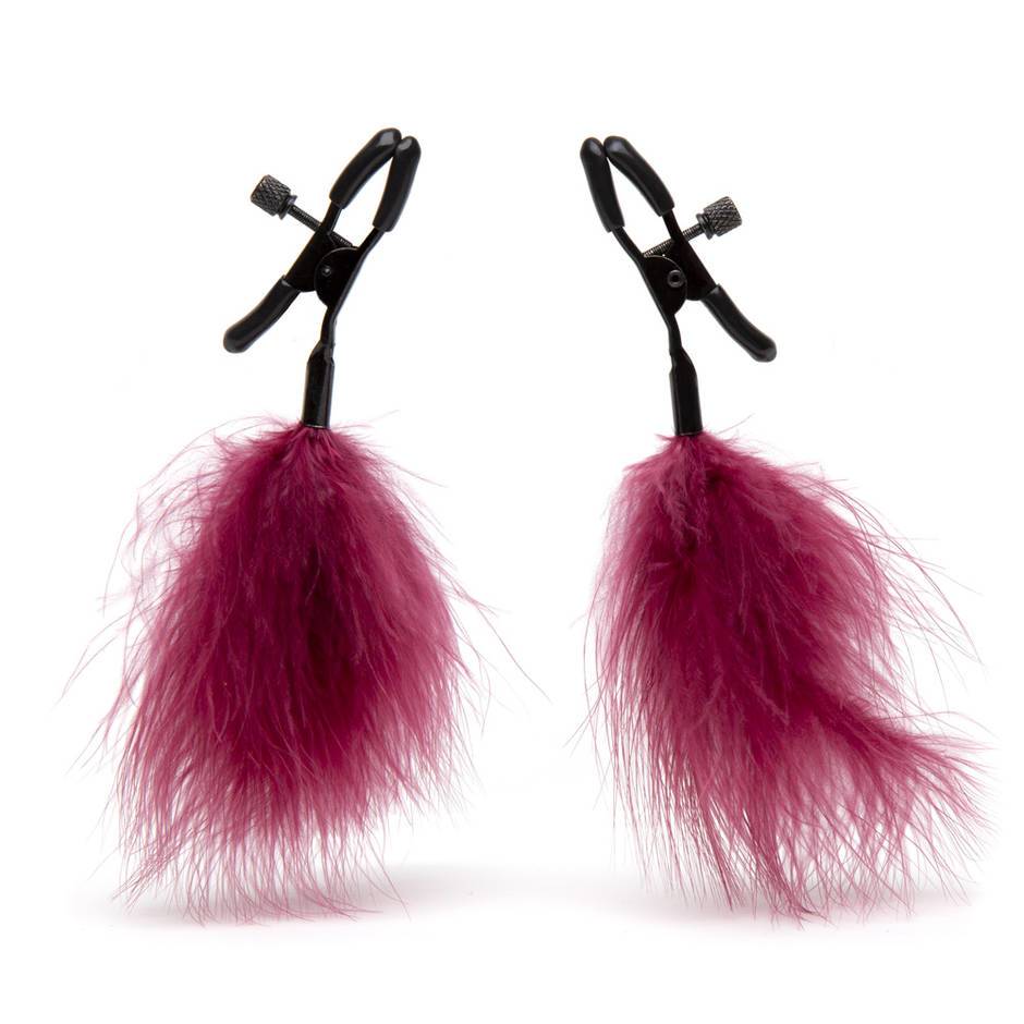 Sex & Mischief Feathered Nipple Clamps