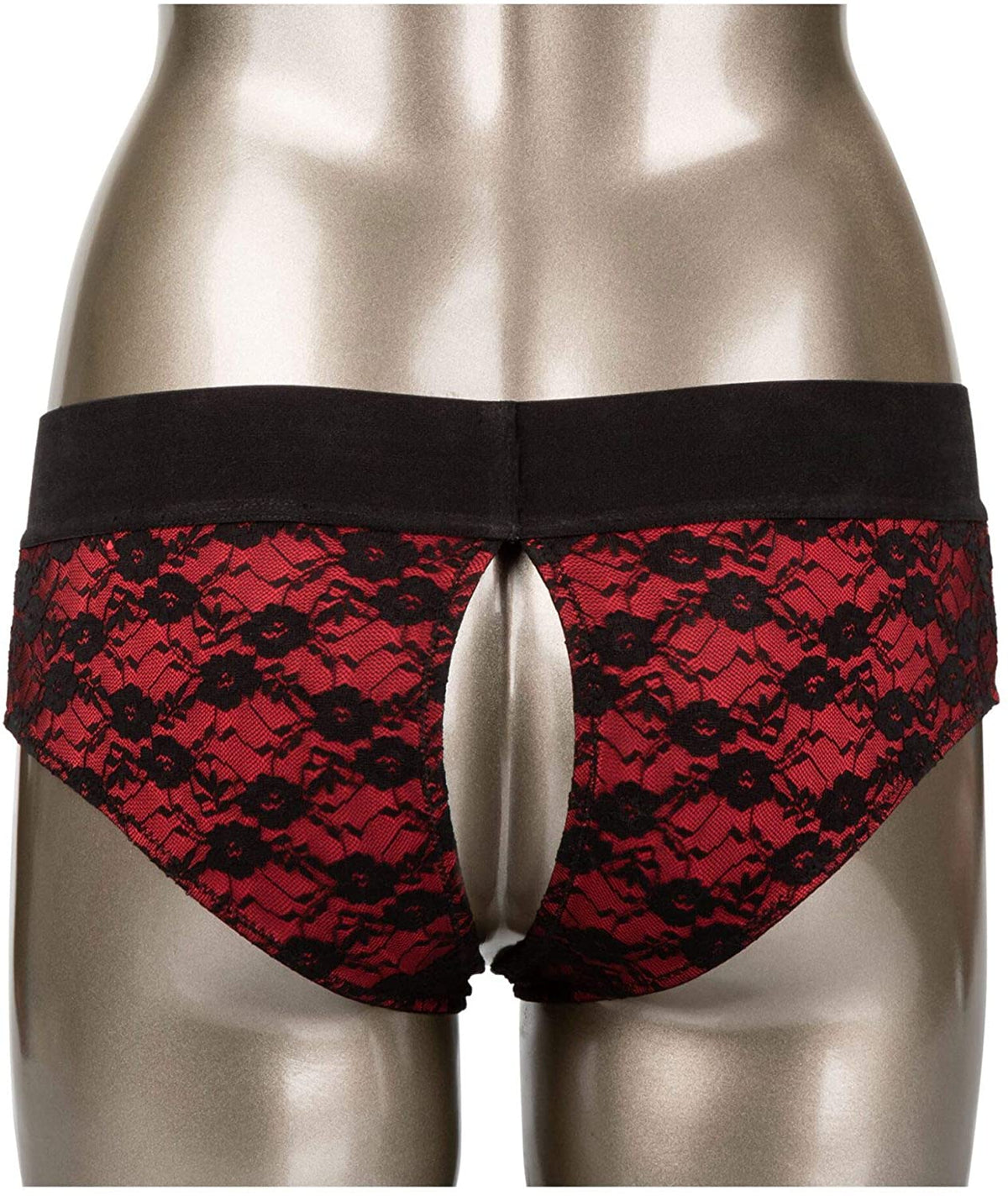 SCANDAL Crotchless Pegging Panty Set