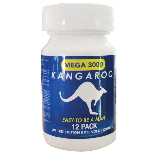 Kangaroo Mega 3000 Male Sexual Enhancement Supplement Bottle
