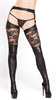 VINYL AND LACE GARTER TIGHTS SET