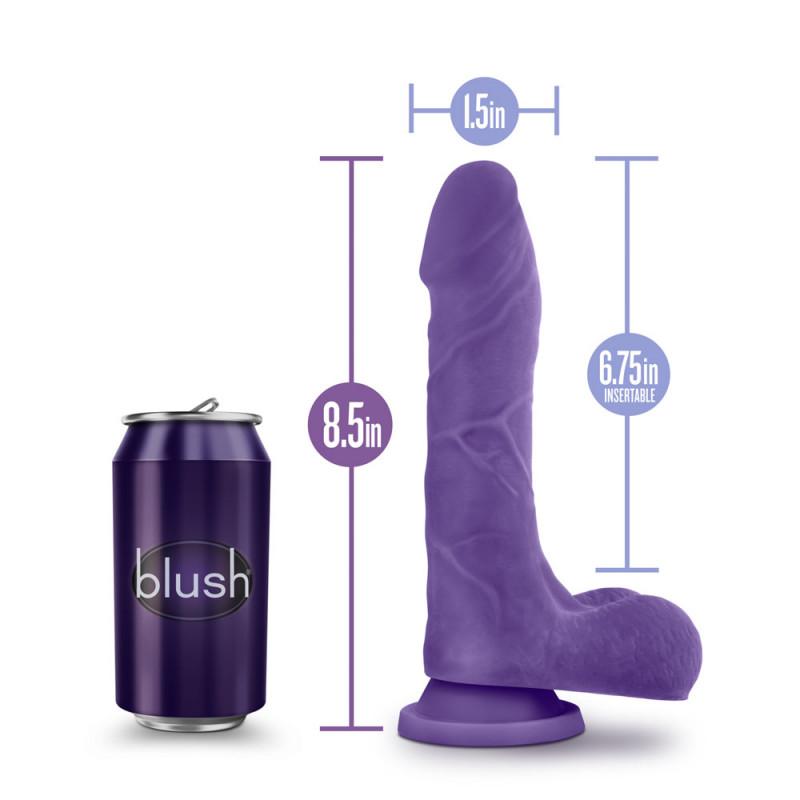 Au Natural - Bold - Thrill - 8.5 Inch Dildo - Purple