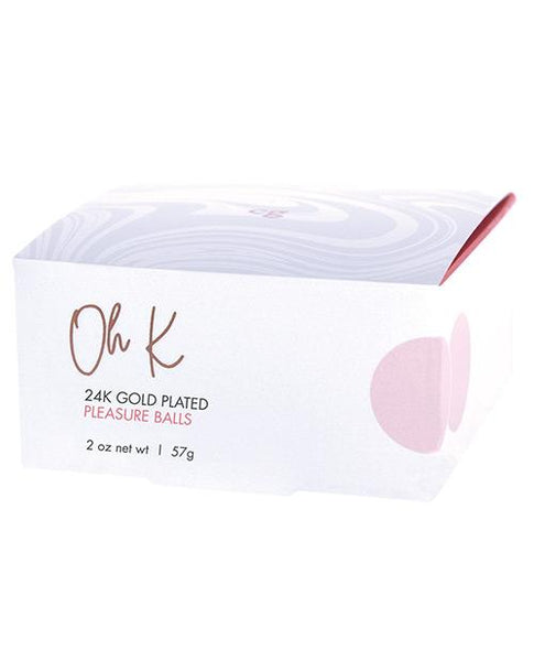 CG Oh K 24k Gold Plated Pleasure Balls
