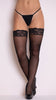 Lace Top Backseam Thigh High