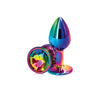 Rear Assets Multicolor Circle Shaped Anal Plug
