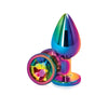Rear Assets Multicolor Circle Shaped Anal Plug