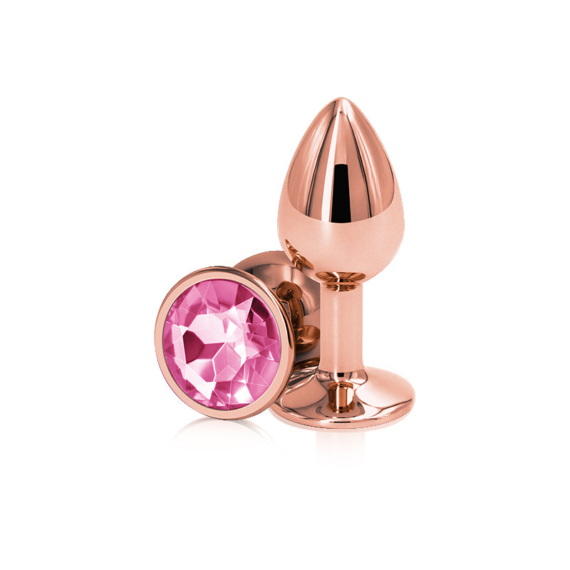 Rear Assets Rose Gold Circle Shaped Anal Plug