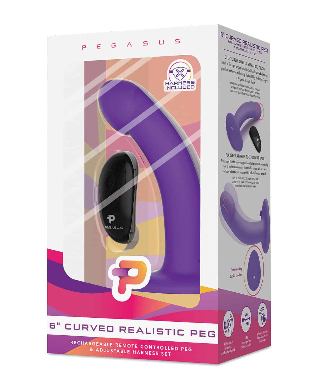 Pegasus 6" Curved Realistic Peg