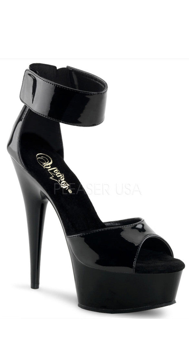 6 INCH HEEL, 1 3/4 INCH PF CLOSE BACK SANDAL