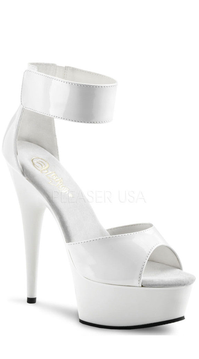 6 INCH HEEL, 1 3/4 INCH PF CLOSE BACK SANDAL