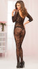 FLORAL LACE BODYSTOCKING