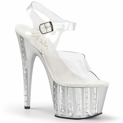 Rhinestone Ankle Strap Sandal