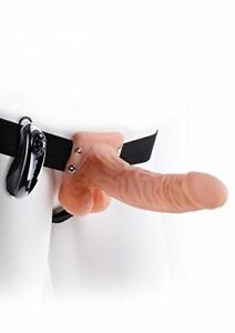 Fetish Fantasy Series 7 Inch Vibrating Hollow Strap-On