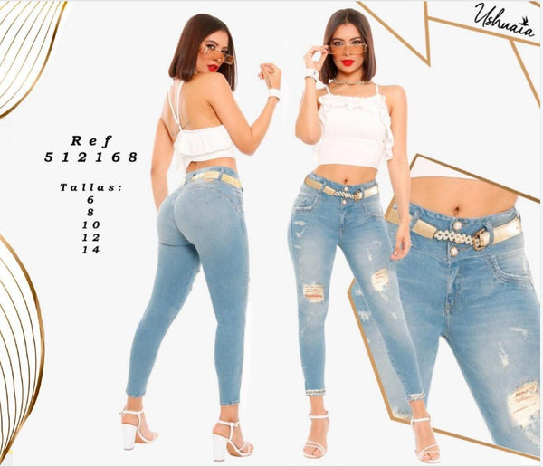 Push up Skinny Colombian Jeans for Women