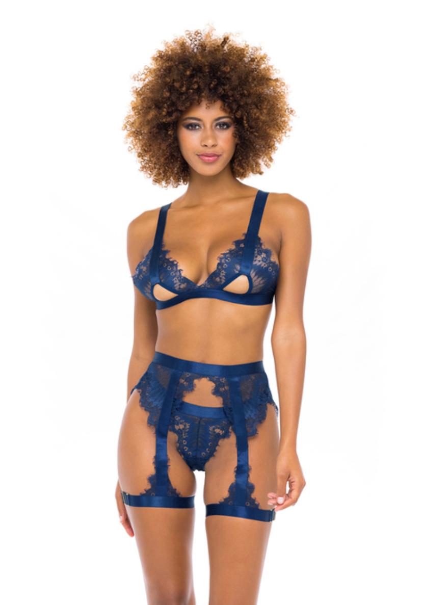 Janet Eyelash Lace Bra Set